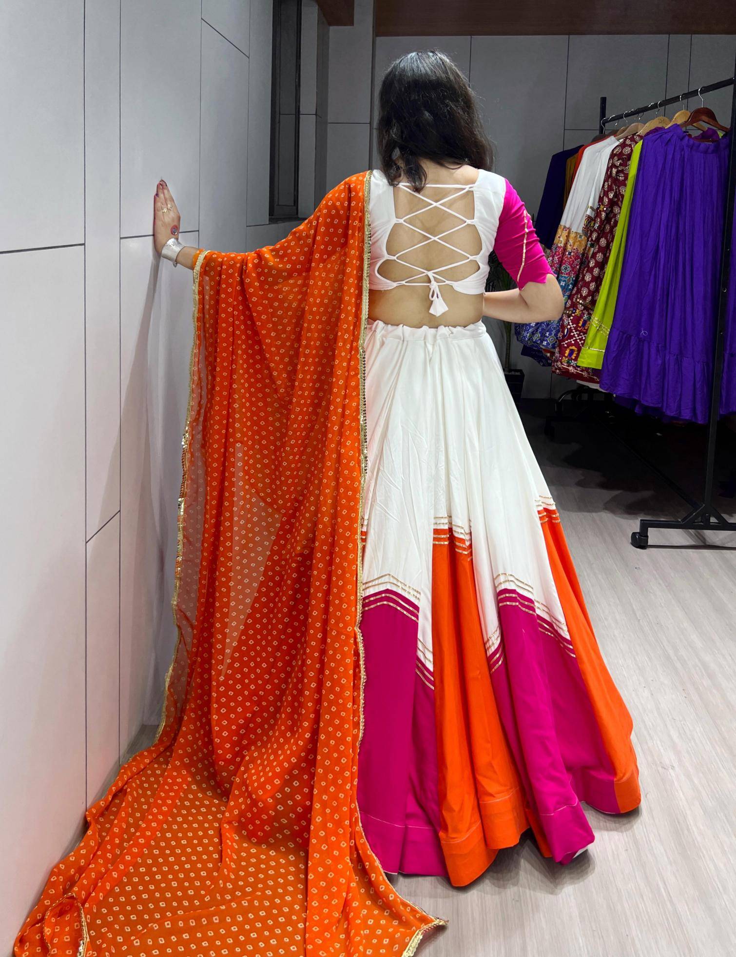 Gulaboo Rayon Cotton Online lehenga choli sellers in pune